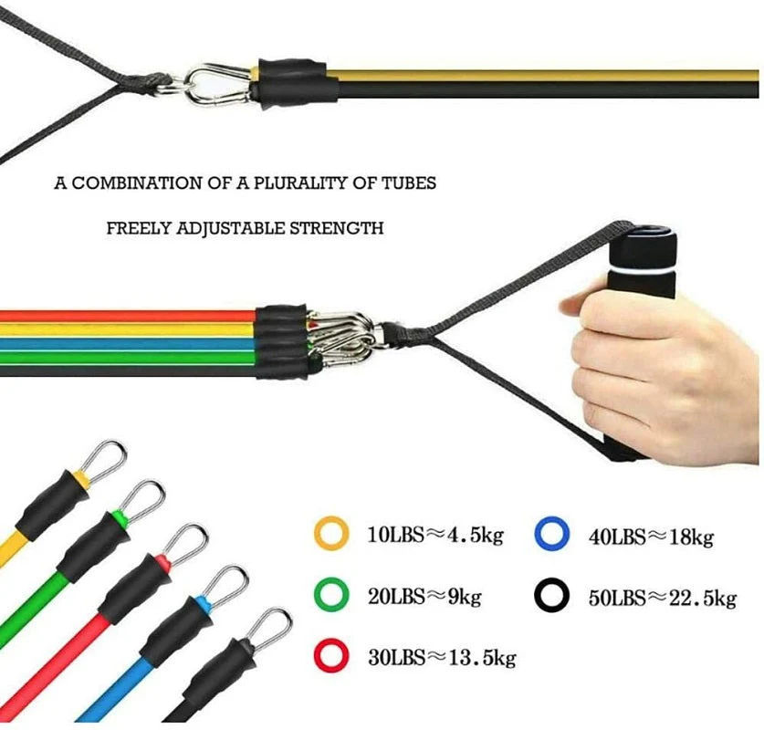 Fitness Exercises Resistance Bands Set - Image 7