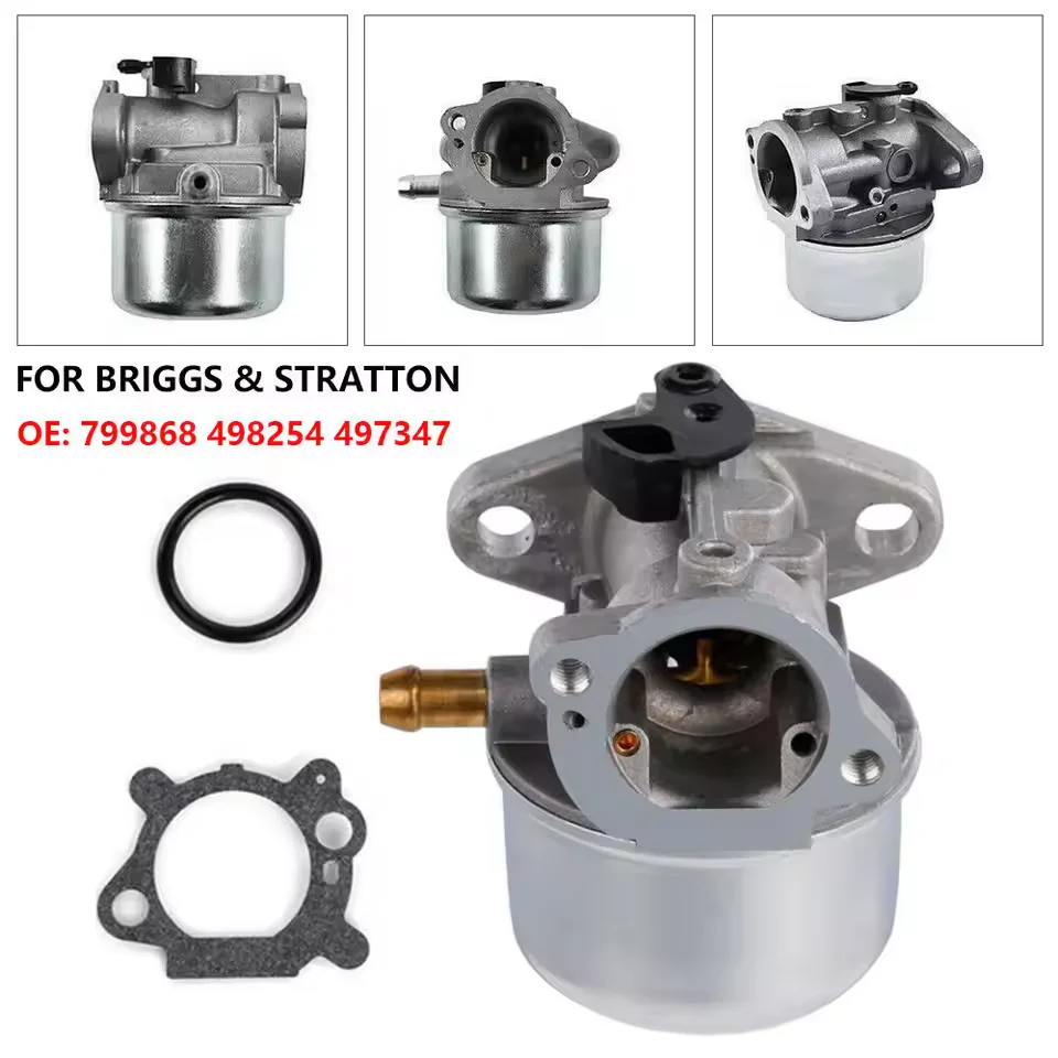 Fits Briggs & Stratton Carburetor 799868 498254 497347 497314 498170 Carb - Image 7