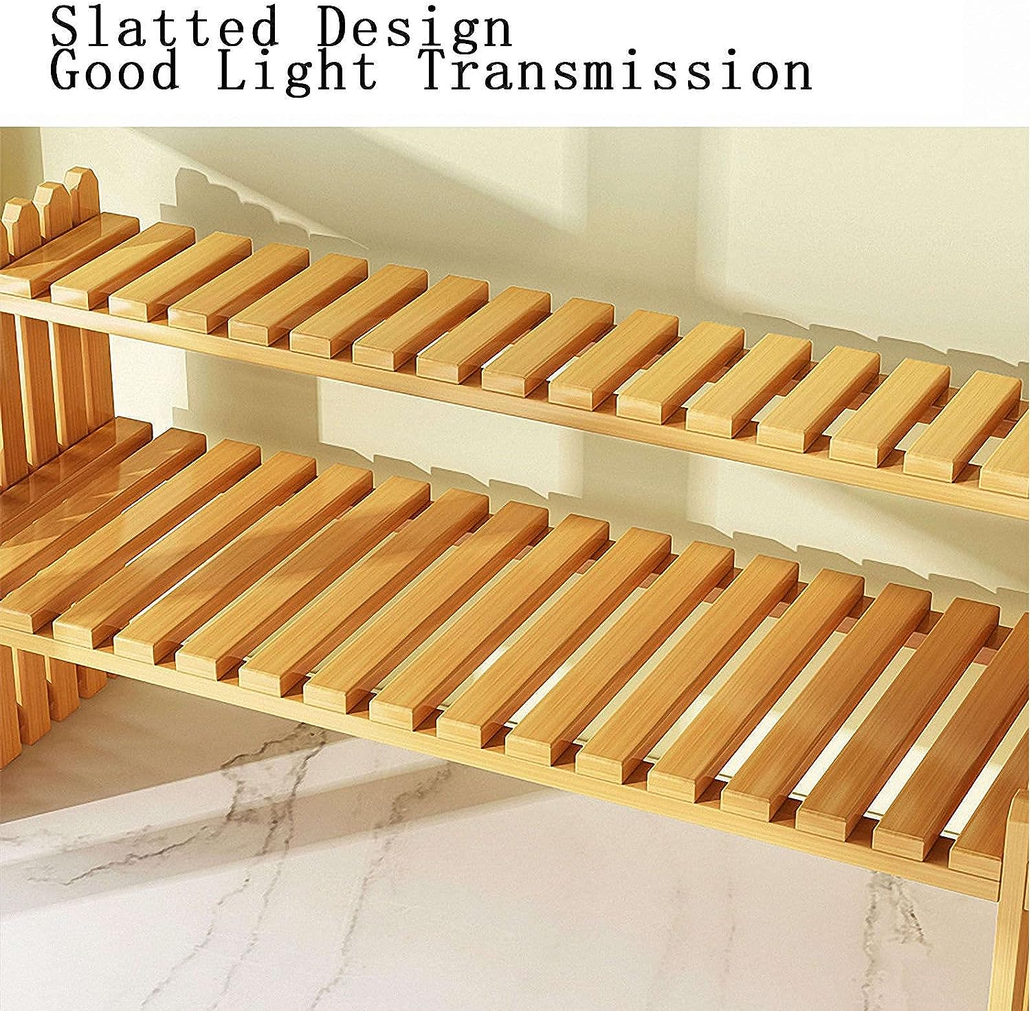 Flower Rack Bamboo Plant Stand - Image 4