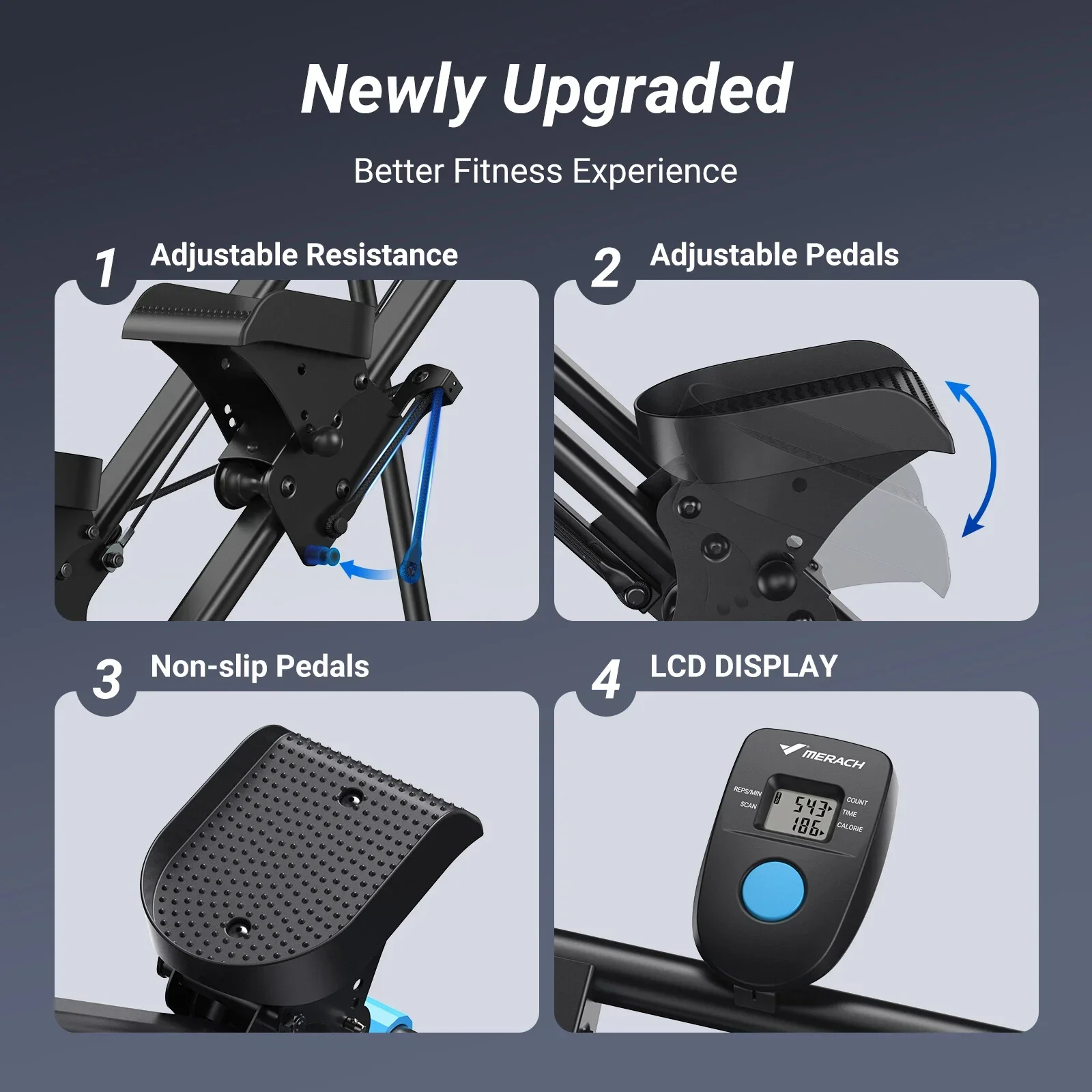 Foldable Stair Stepper for Exercise at Home Fitness Steppers - Image 4