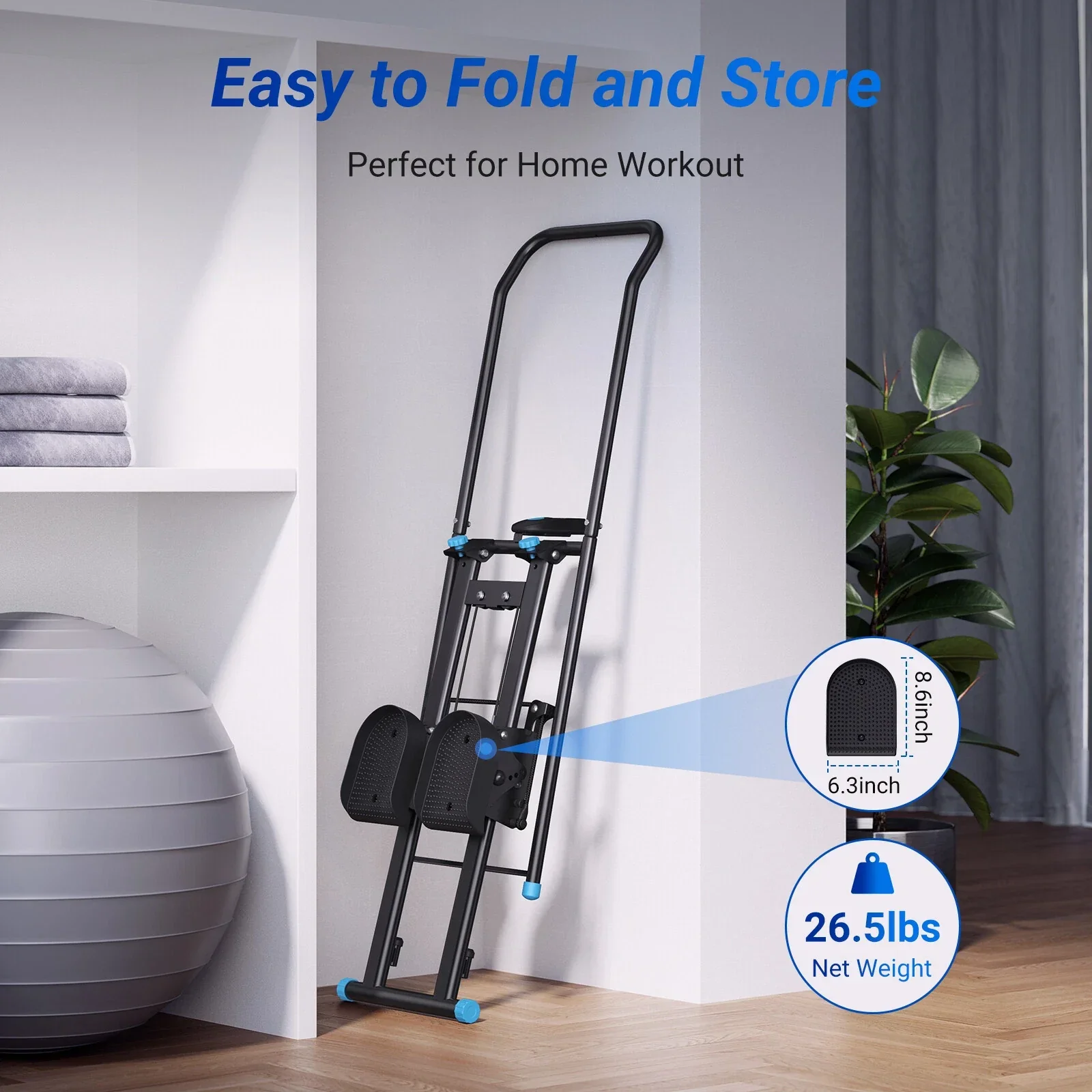 Foldable Stair Stepper for Exercise at Home Fitness Steppers - Image 5