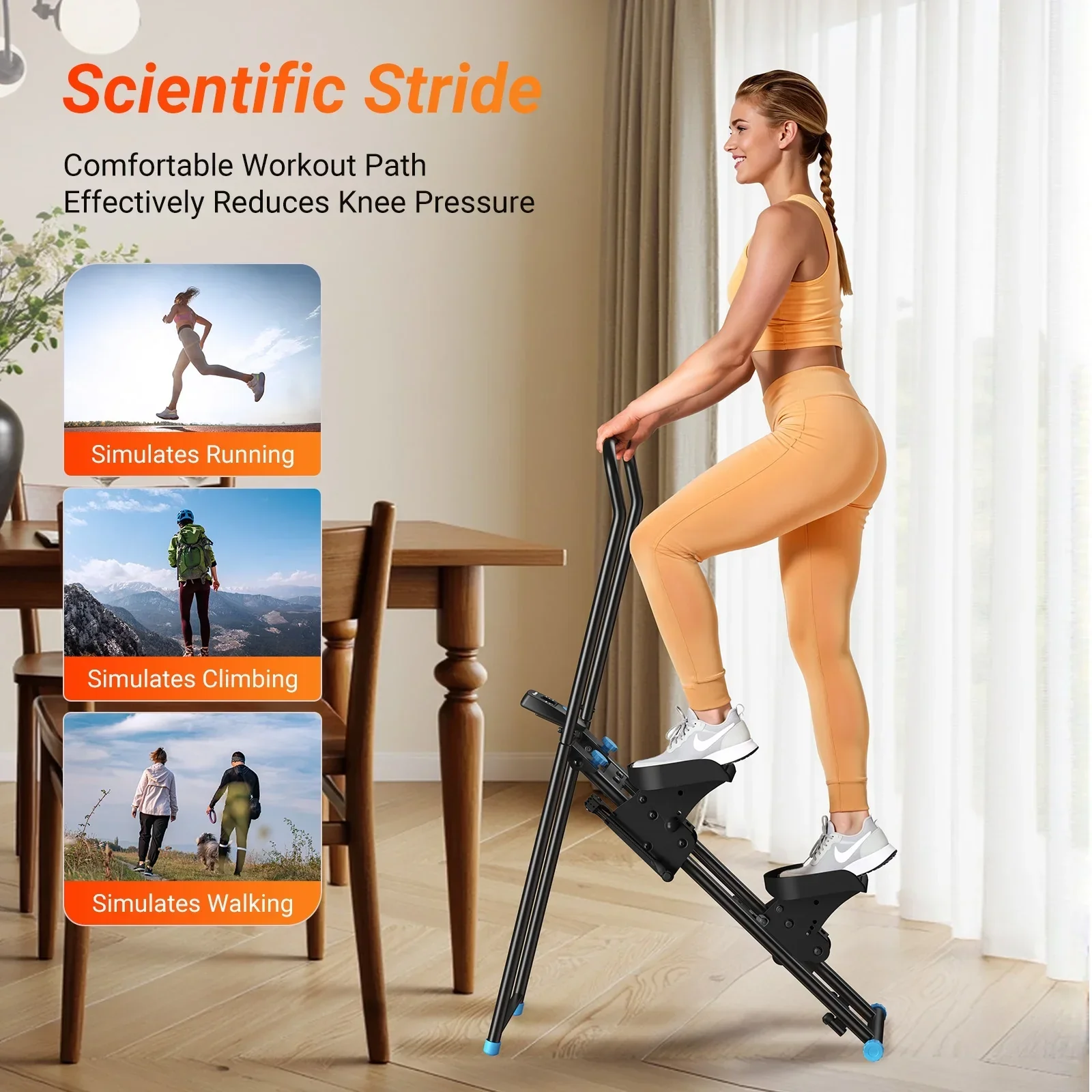 Foldable Stair Stepper for Exercise at Home Fitness Steppers - Image 6