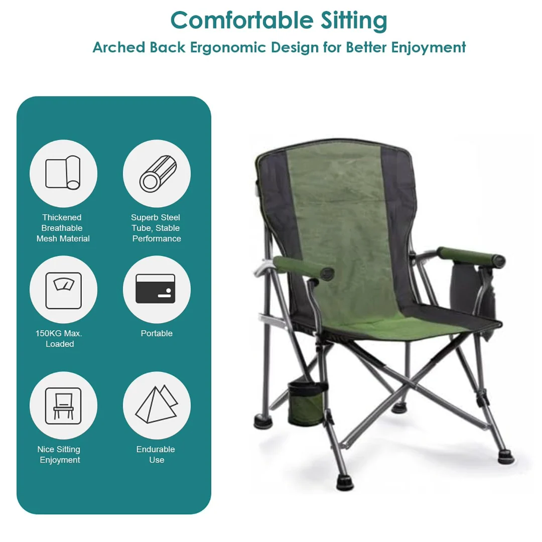Folding Camping Chair Outdoor Chair - Image 5