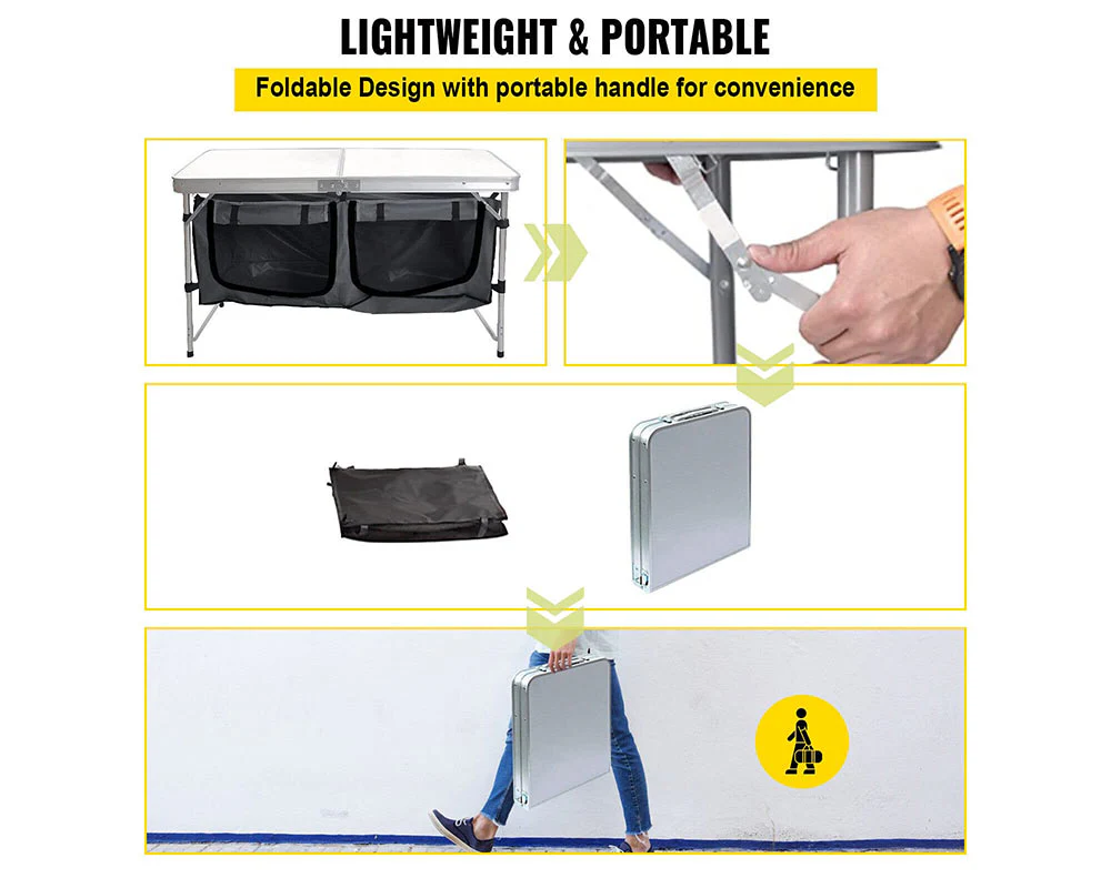 Folding Camping Table with storage - Image 10