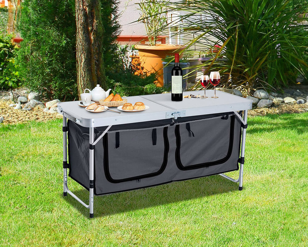 Folding Camping Table with storage - Image 9