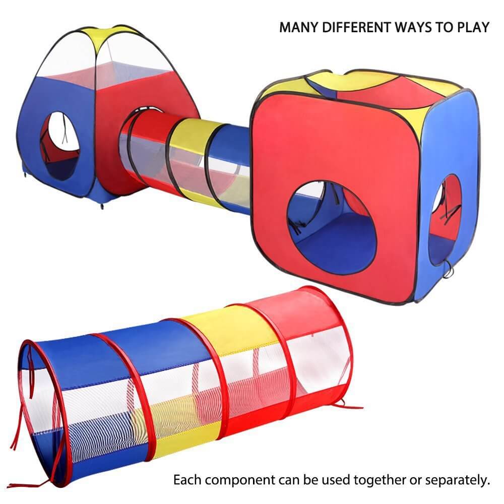 Folding Kids Tent Tipi Crawling Tunnel Babies Play Tent - Image 4