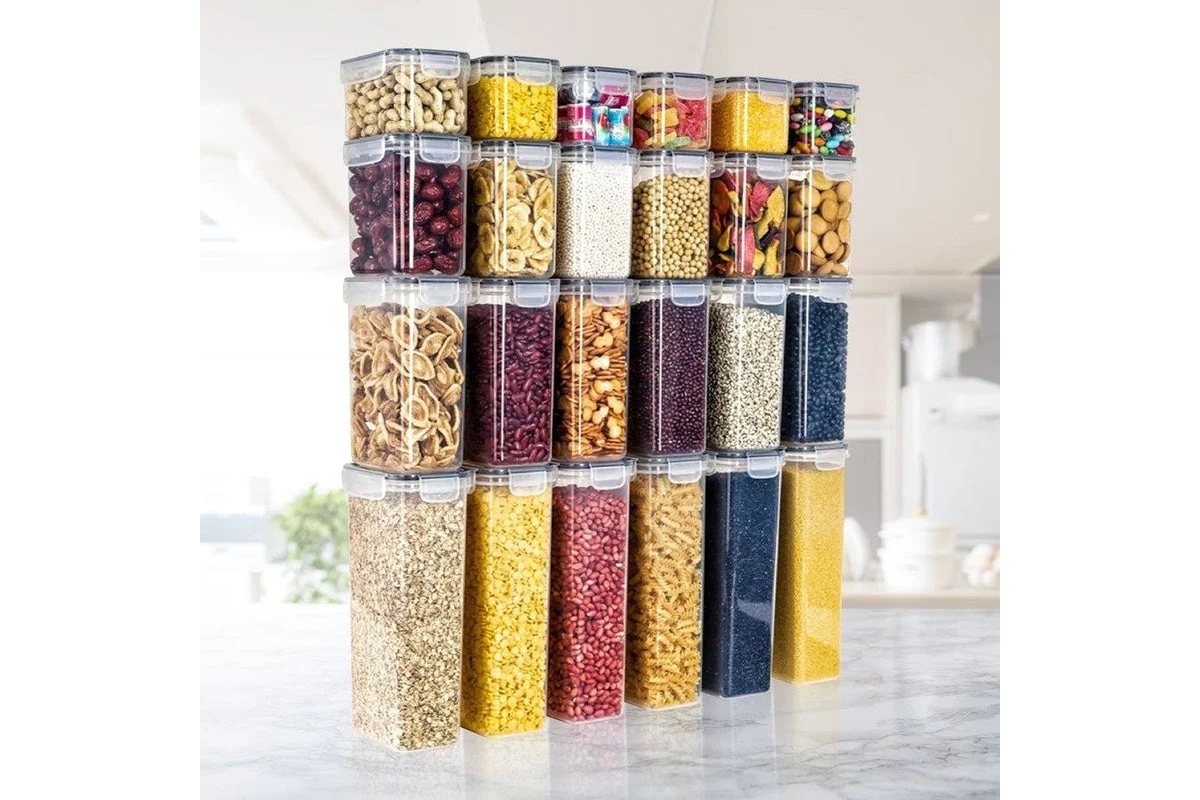 Food Storage Container Set Kitchen and Pantry Containers 24PCS - Image 2