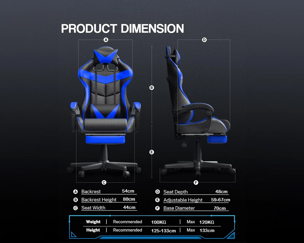 Gaming Chair Racing Chair - Image 6