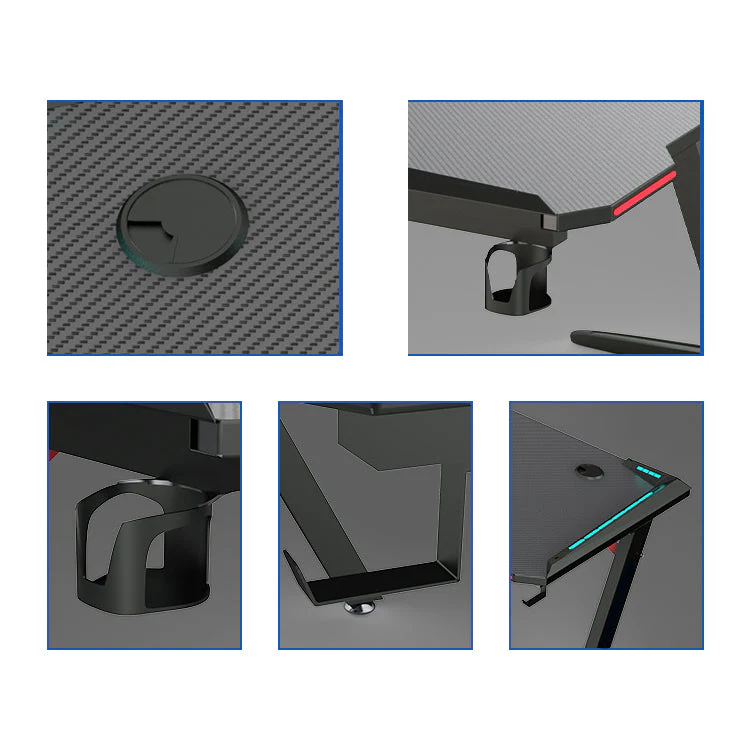 Gaming Chair with Desk – RGB Gaming Chair Combo with Gaming Desk Table - Image 3