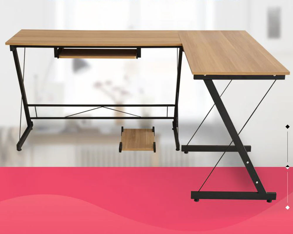 Gaming Computer Desk with Keyboard Tray - Image 2