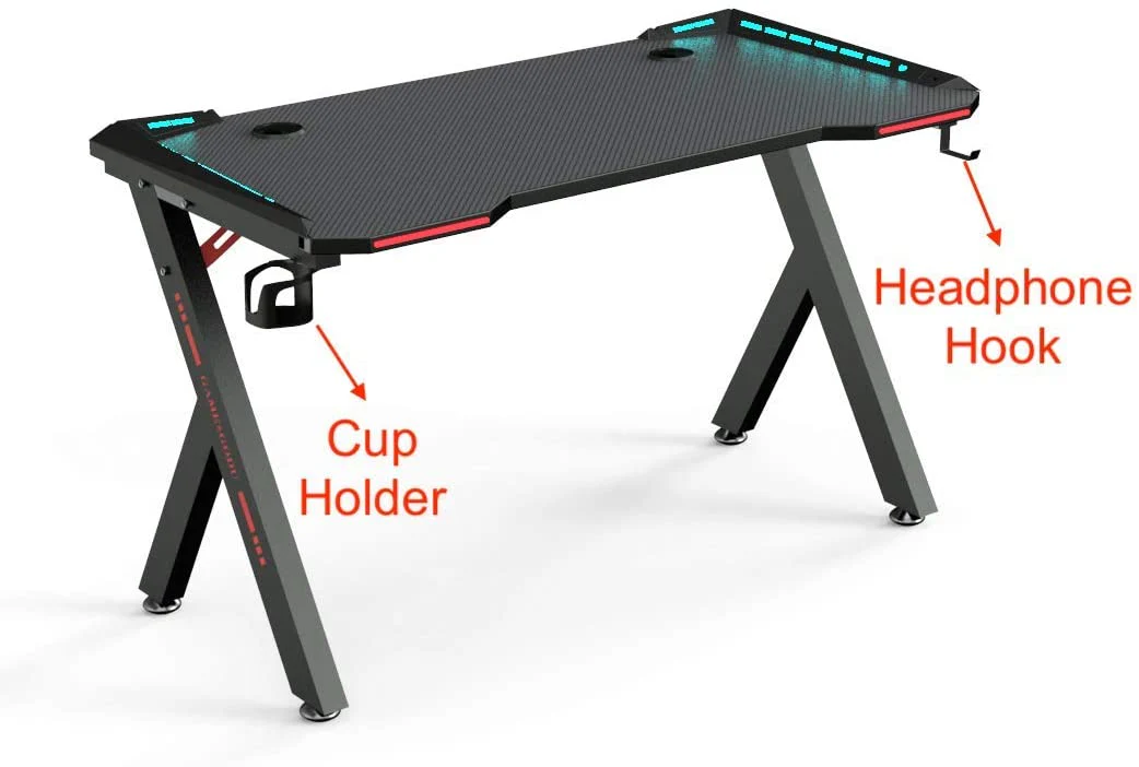 Gaming Desk Table 100CM RGB - Image 9