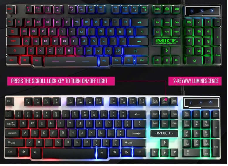 Gaming Keyboard Backlight Suspension Key - Image 7