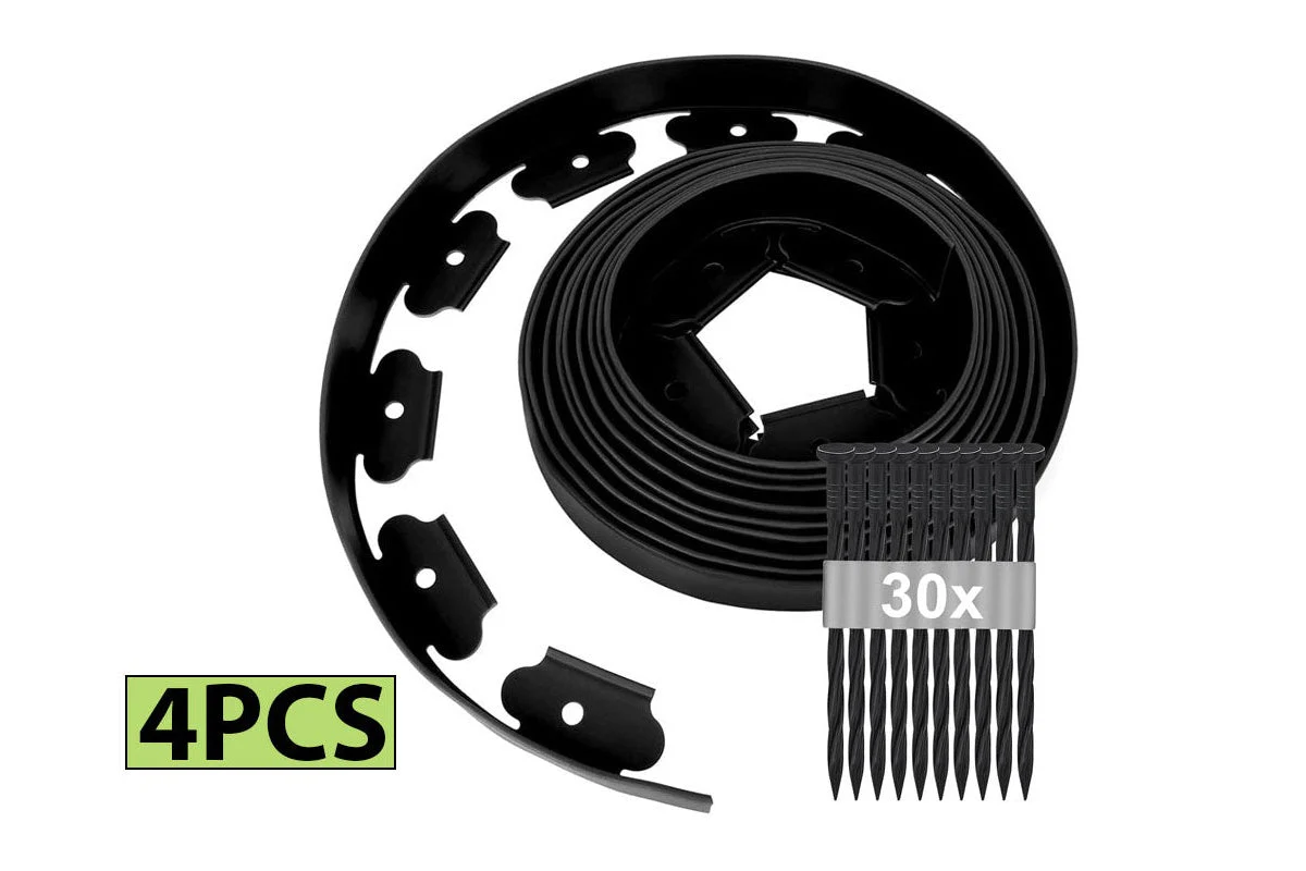 Garden Lawn Edging Landscape Edging 10Mx4PCS - Image 2