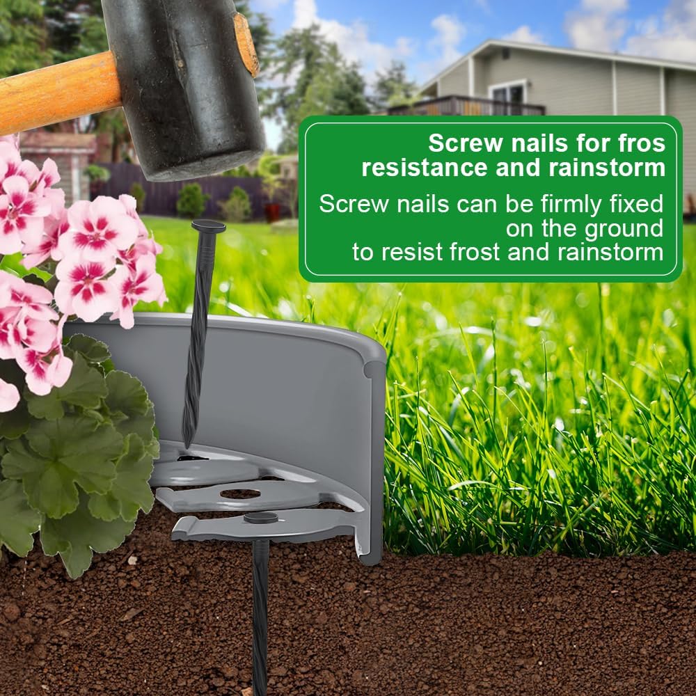 Garden Lawn Edging Landscape Edging 10Mx4PCS - Image 8
