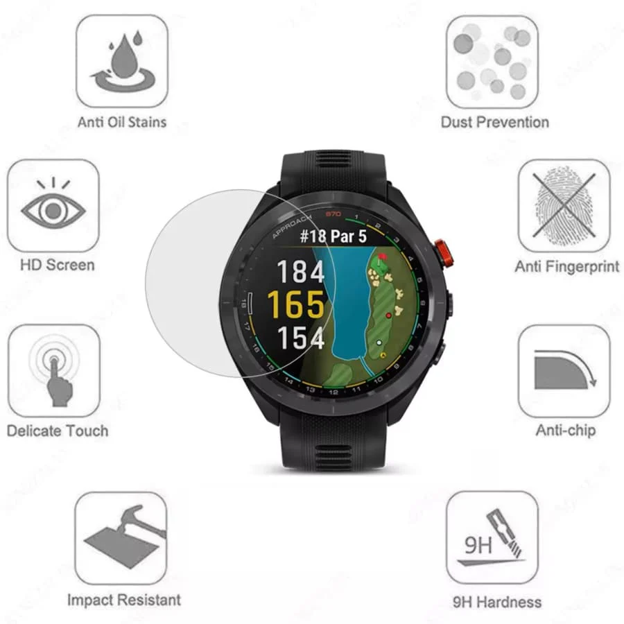 Screen Protectors for Garmin Approach S62 (Pack of 2) - Image 2