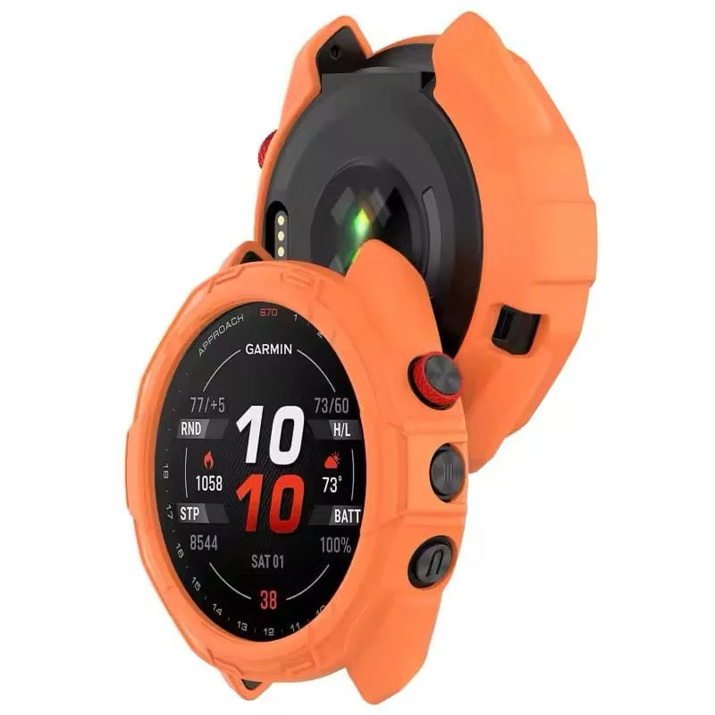 Protective Case for Garmin Approach S70 (47mm) (Orange) - Image 2