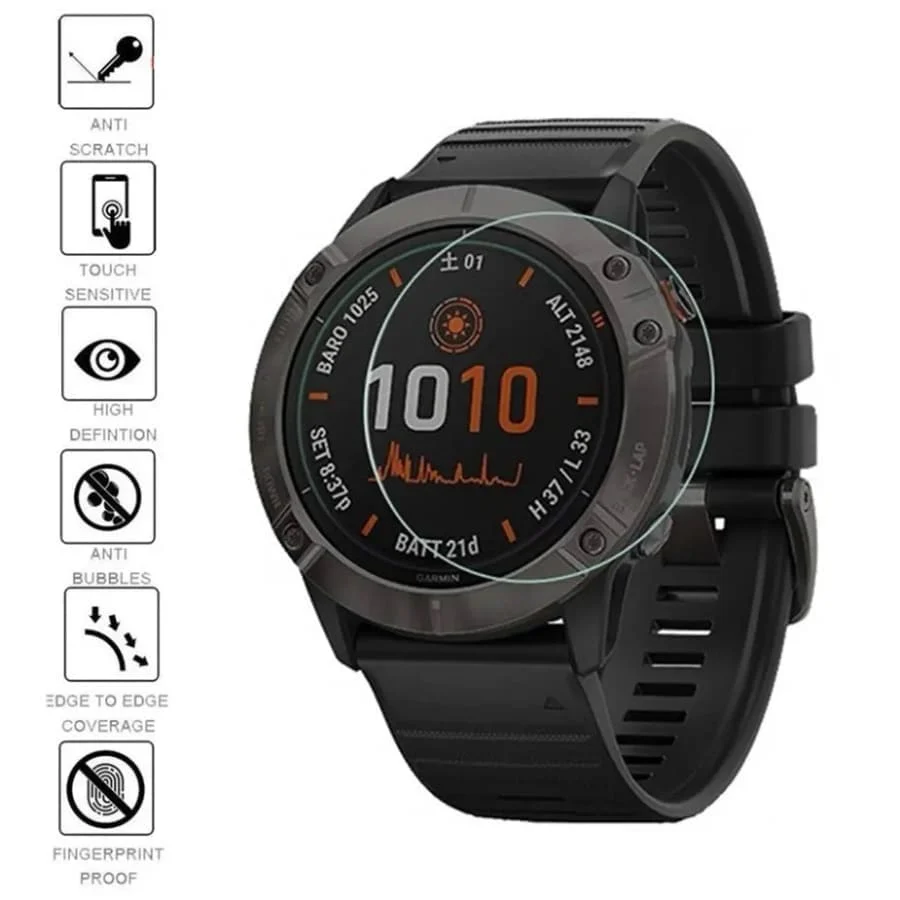 Watch Screen Protectors for Garmin fenix 6/6 Pro Series (Pack of 2) - Image 2