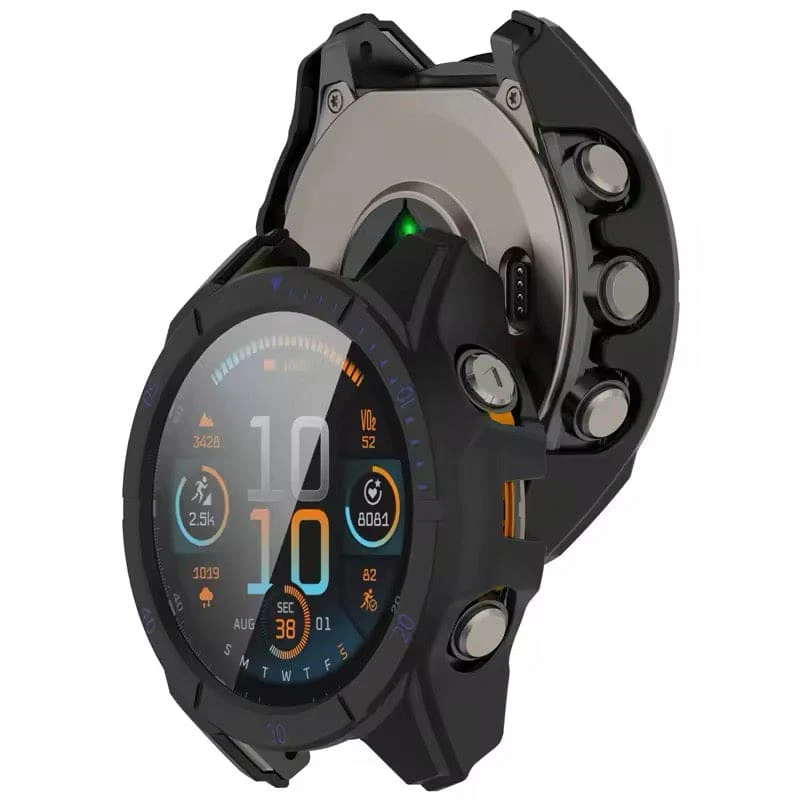 Protective Case for Garmin fenix 8 (43mm) Series (Black) - Image 2