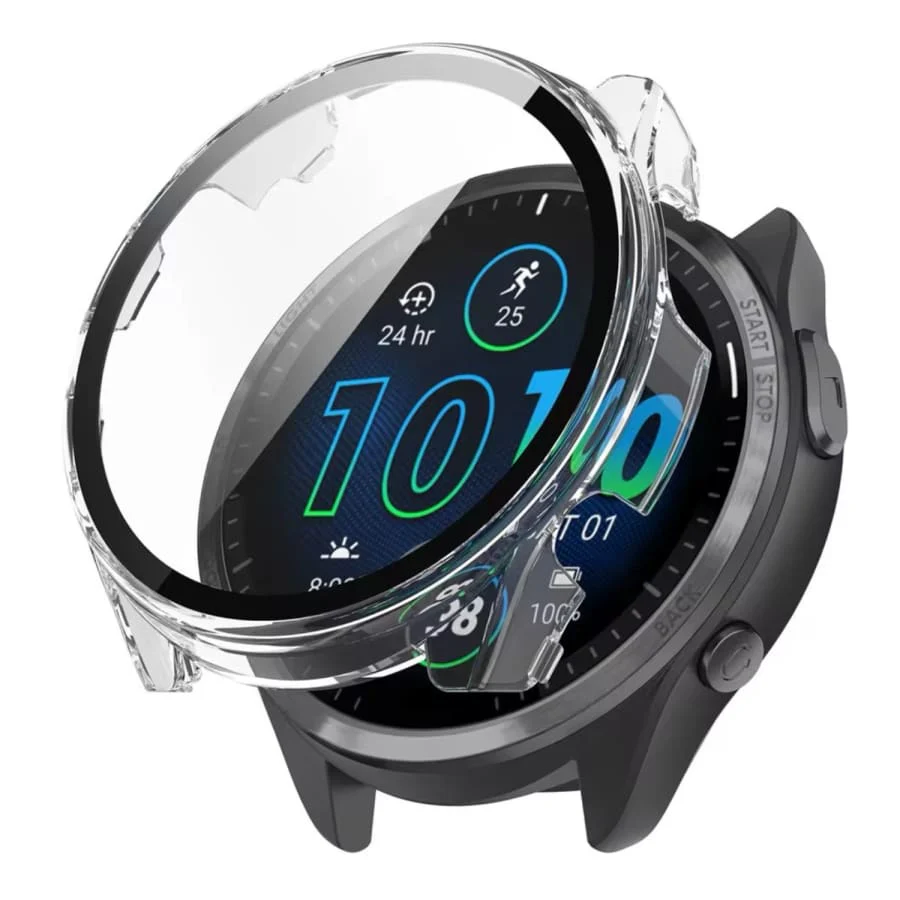 Protective Case for Garmin Forerunner 965 (Clear/ring)