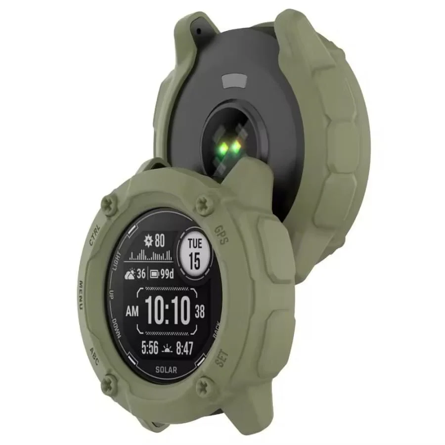 Protective Case for Garmin Instinct 2X Solar Series (Green)