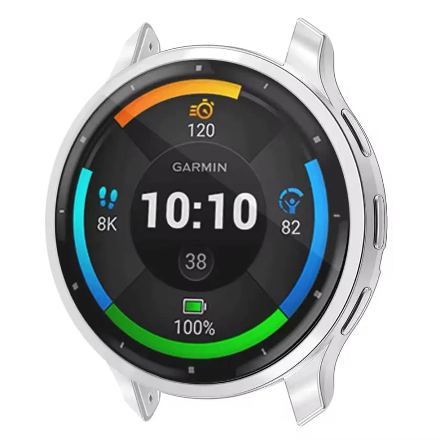 Protective Case for Garmin Venu 3S (Silver) - Image 3