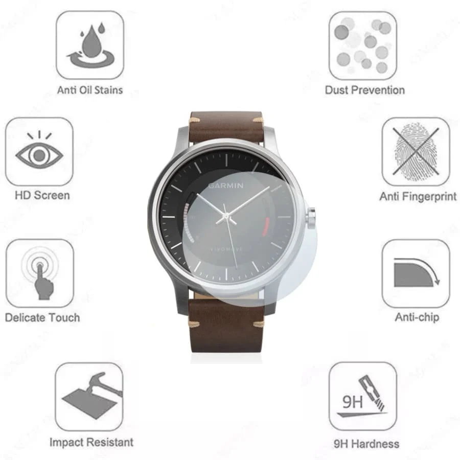 Screen Protectors for Garmin Vivomove (Pack of 2) - Image 2