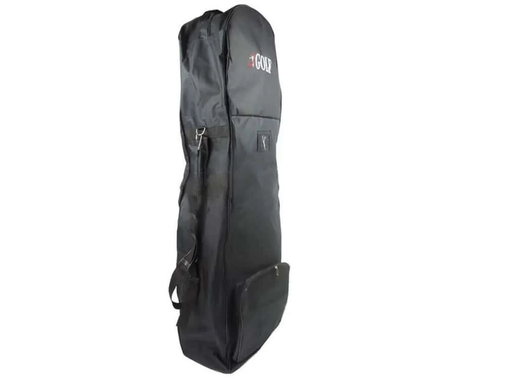 Golf Travel Bag with Wheels Black - Image 2