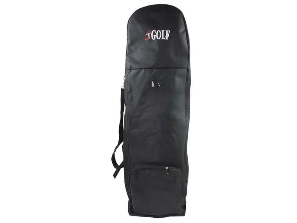 Golf Travel Bag with Wheels Black - Image 3