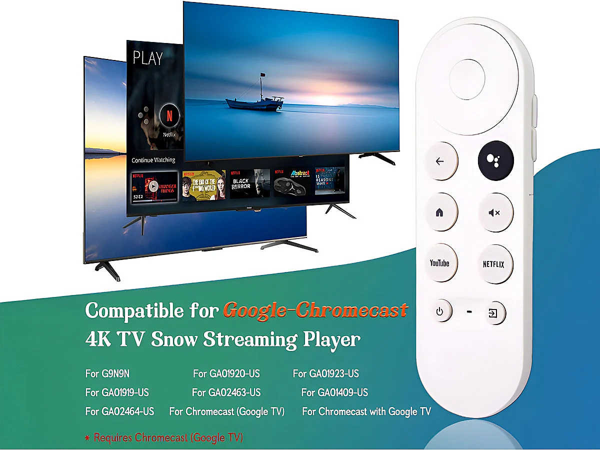 Google Chromecast 4k TV Remote Replacement - Image 3