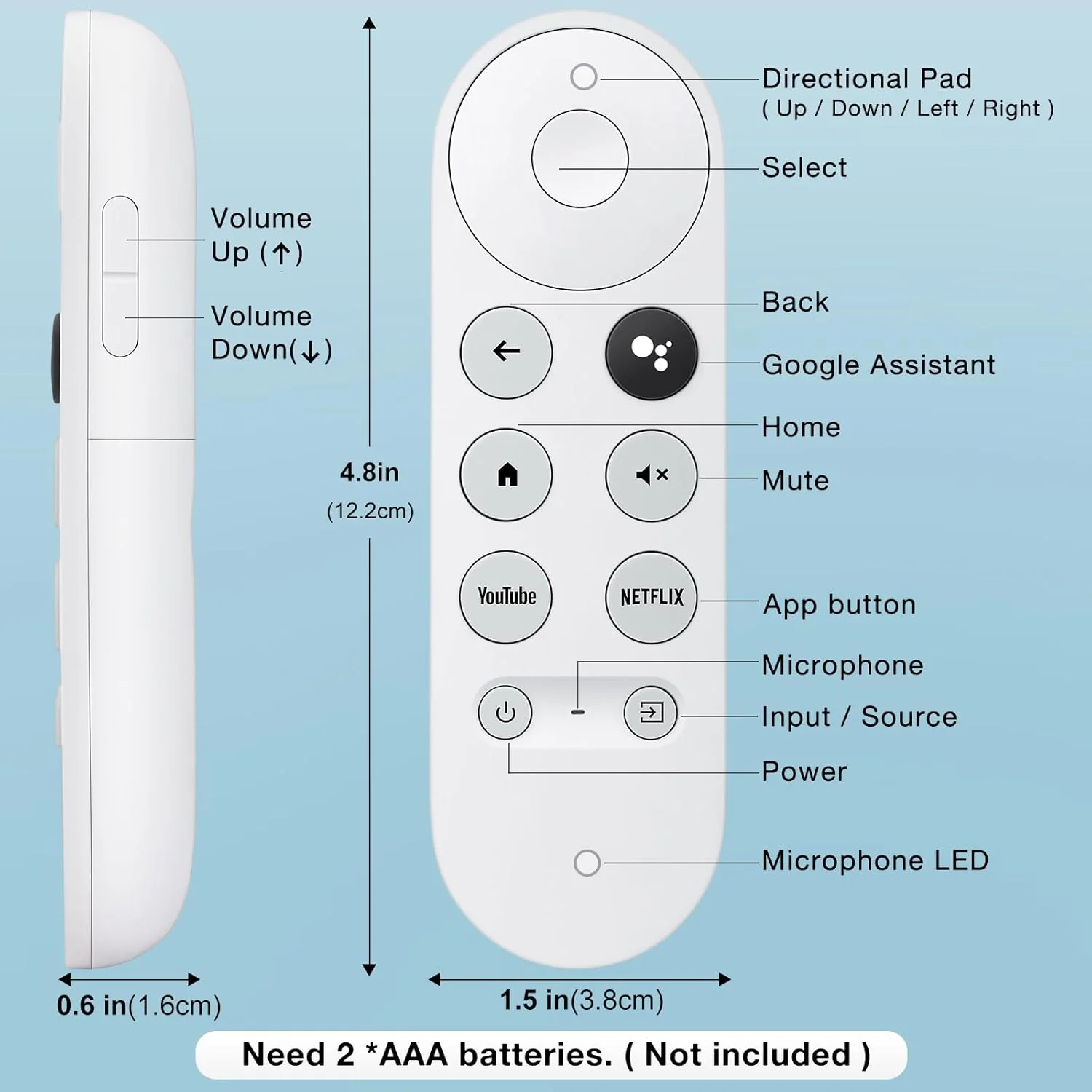 Google Chromecast 4k TV Remote Replacement - Image 8