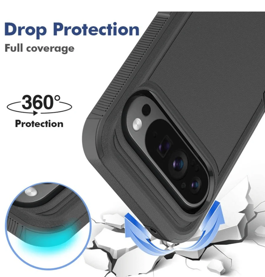 Google Pixel 9 Pro XL Dual Layer Armor Hard Case - Image 6