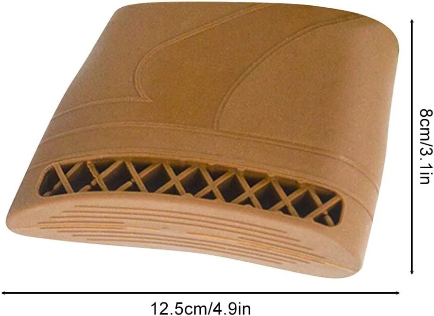 Gun Recoil Pad, Rubber Slip On Recoil Pad for Rifle, Shotgun and Butt Gun - Image 8