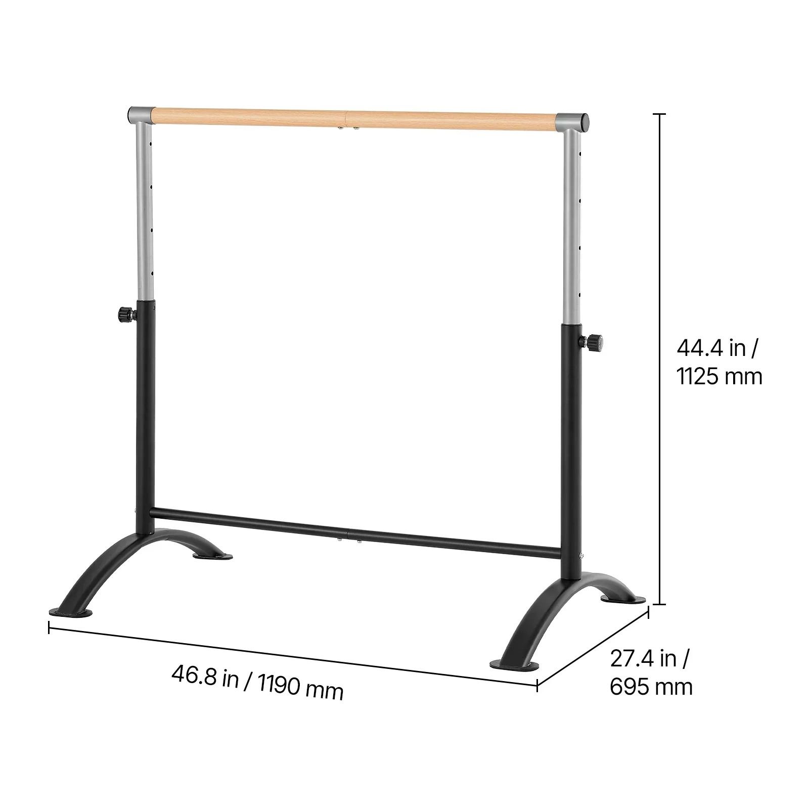 Gymnastic Bar Horizontal Ballet Barre High Bar For Home Gym Training - Image 2