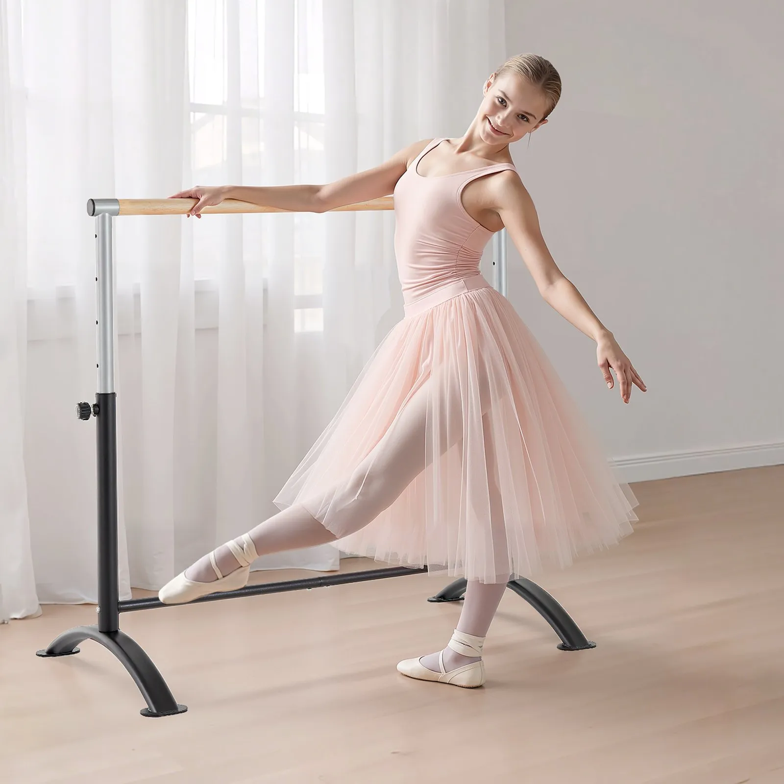 Gymnastic Bar Horizontal Ballet Barre High Bar For Home Gym Training - Image 8