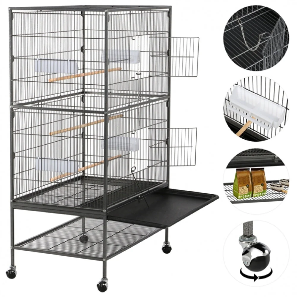 H52" Large Parrot Cage - Image 2
