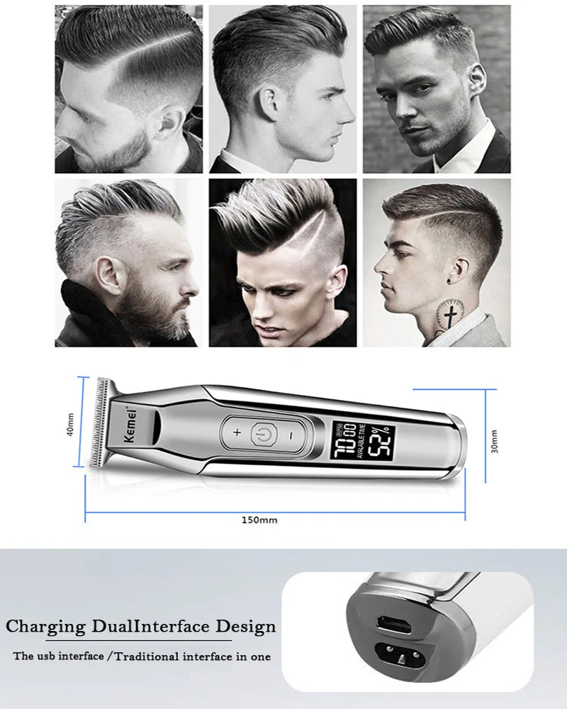 Hair Trimmer Shaver Clippers Cordless - Image 6