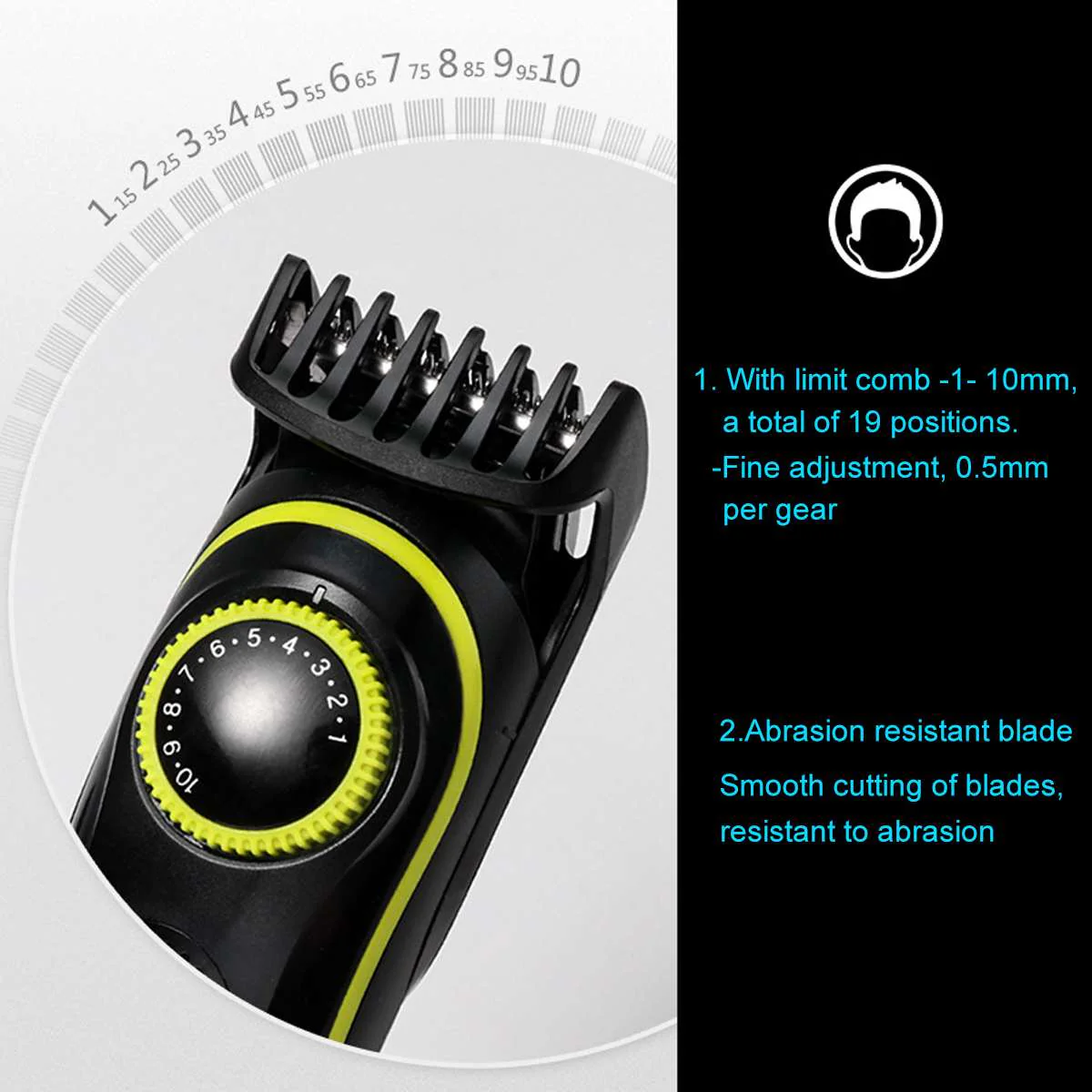 Hair Trimmer Shaver Clippers Cordless - Image 7