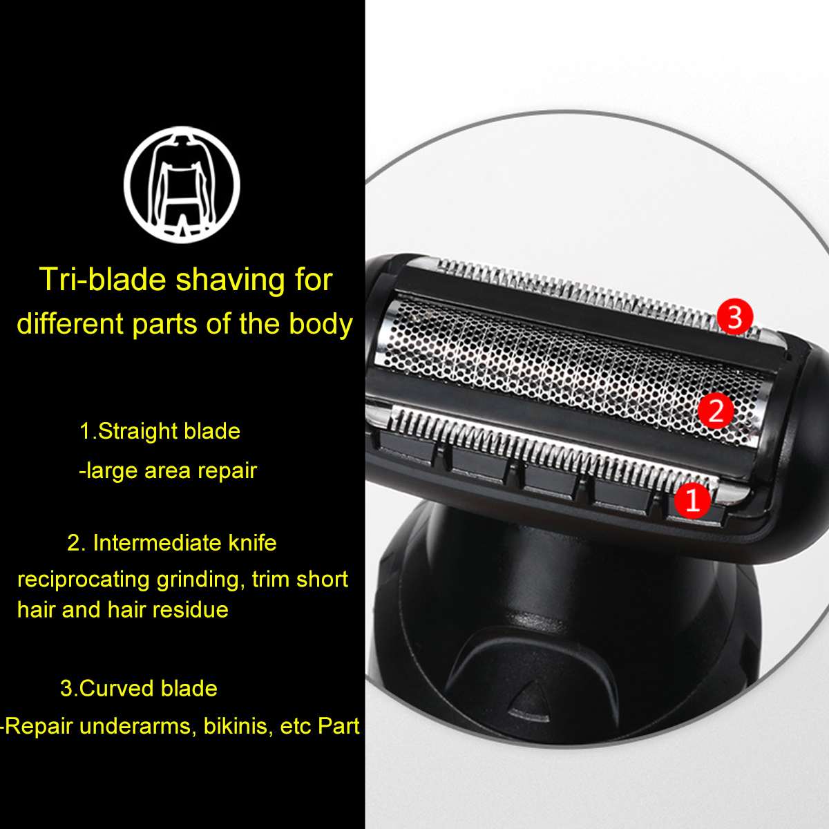 Hair Trimmer Shaver Clippers Cordless - Image 8
