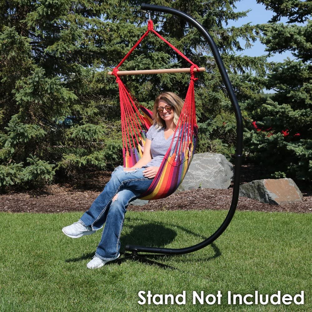 Hammock Swing Chair Hammock Chair Red - Image 5