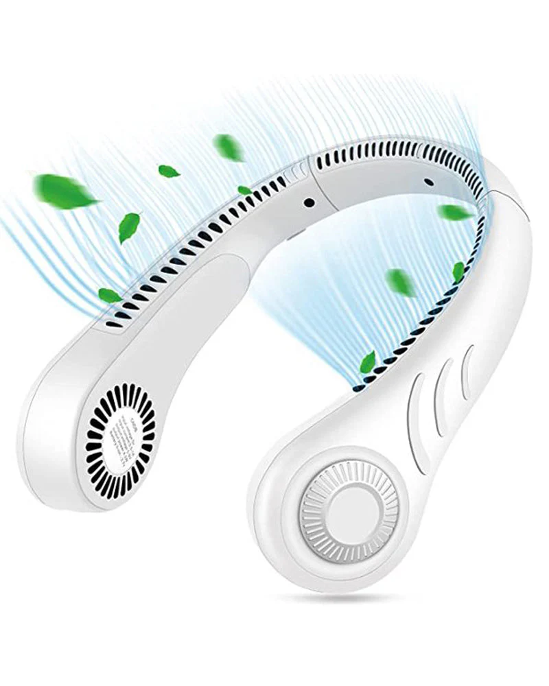 Hand Free Portable Neck Fan Bladeless Neck Fan USB Rechargeable Neck Fan - Image 6