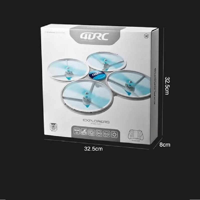 HD Camera Drone Large Size Quadcopter Toy with Headless Mode Trajectory - Image 4