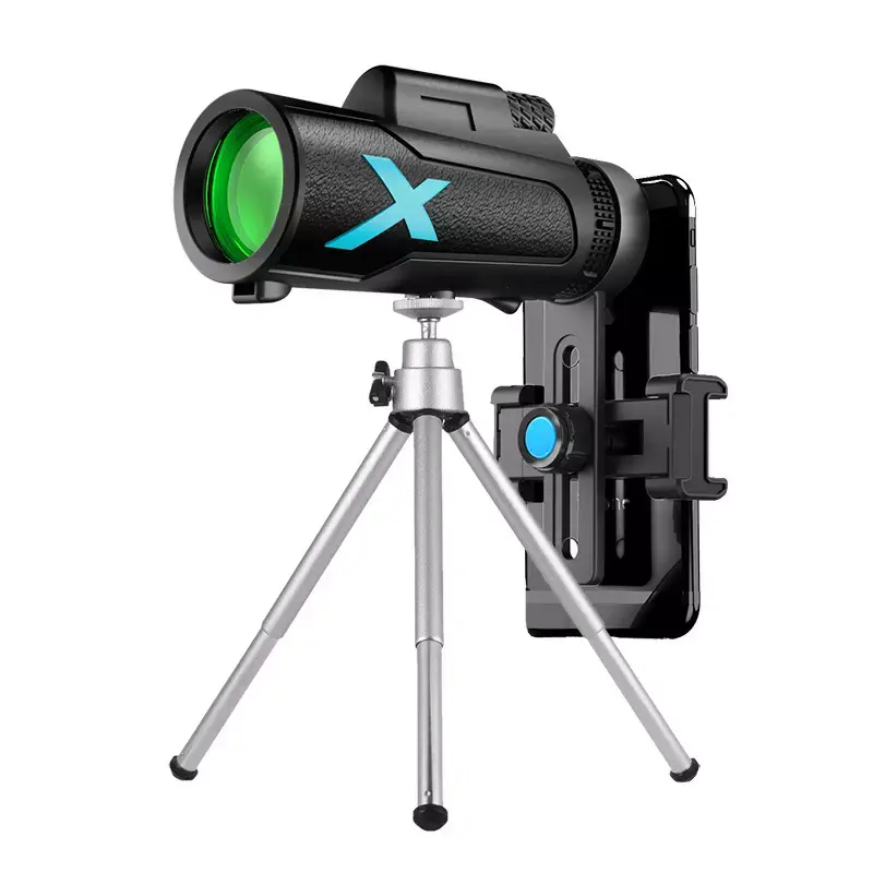 HD High Powered BAK4 Prism 12X50 Monocular Telescope for Smartphone - Image 5