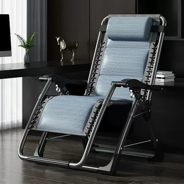 Heavy Duty Folding Zero Gravity Chair Camping Chair Reclining Beach Chair - Image 8