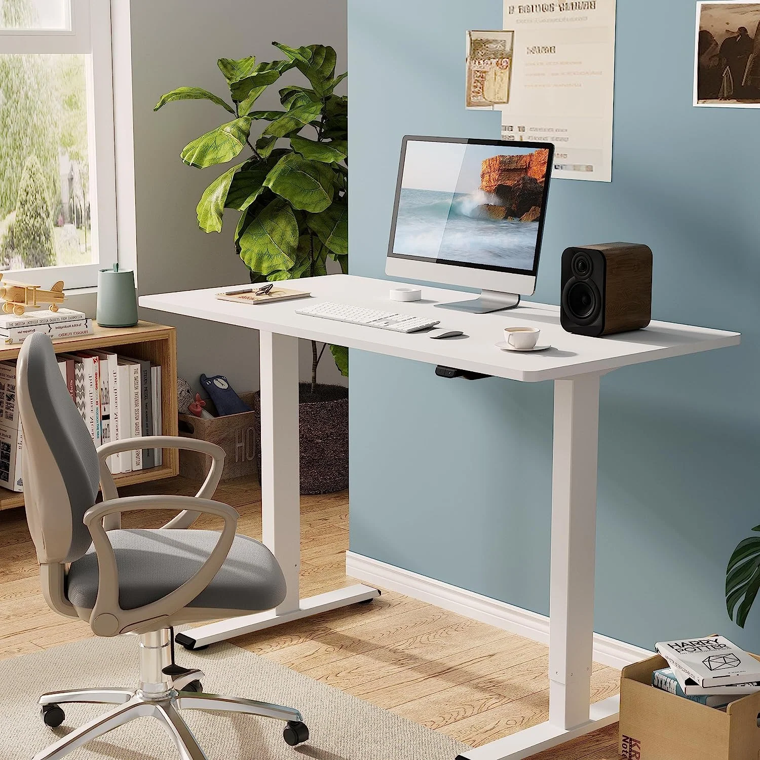 Height Adjustable Desk Table 140CM - Image 8