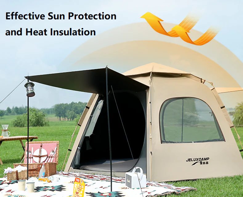 Hexagonal Camping Tent - Durable, Quick Setup - Image 6