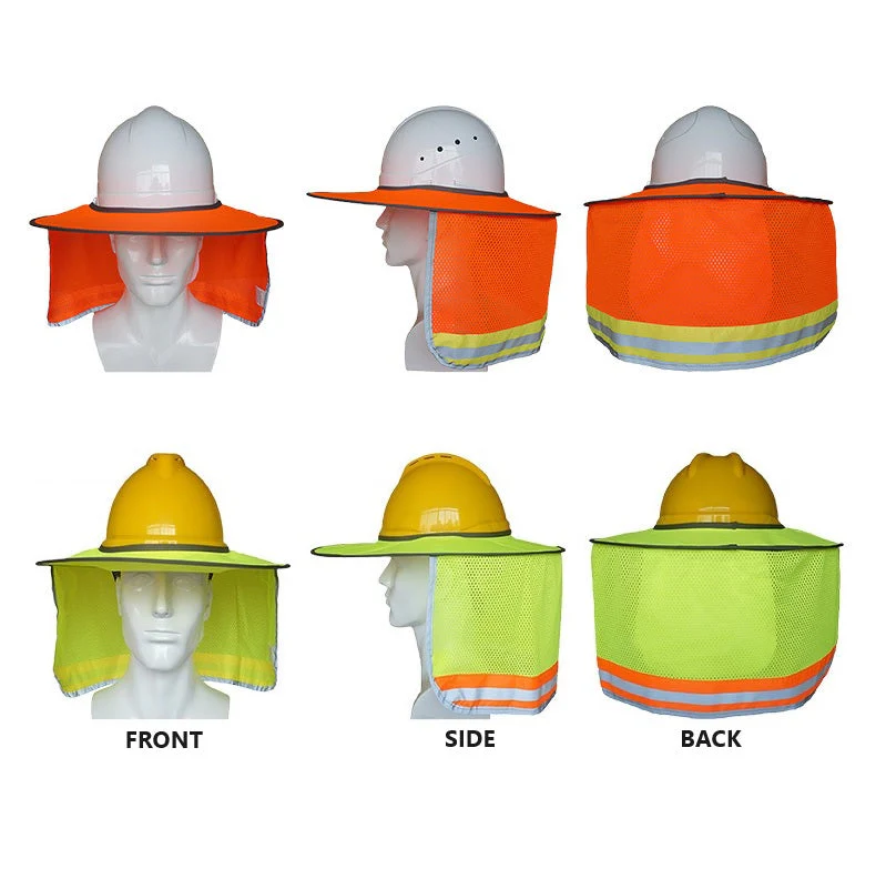 Hi Vis Hard Hat Helmet Brim Sun shield - Image 3