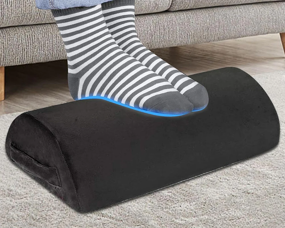 High Density Foam Foot Rest - Black - Image 7