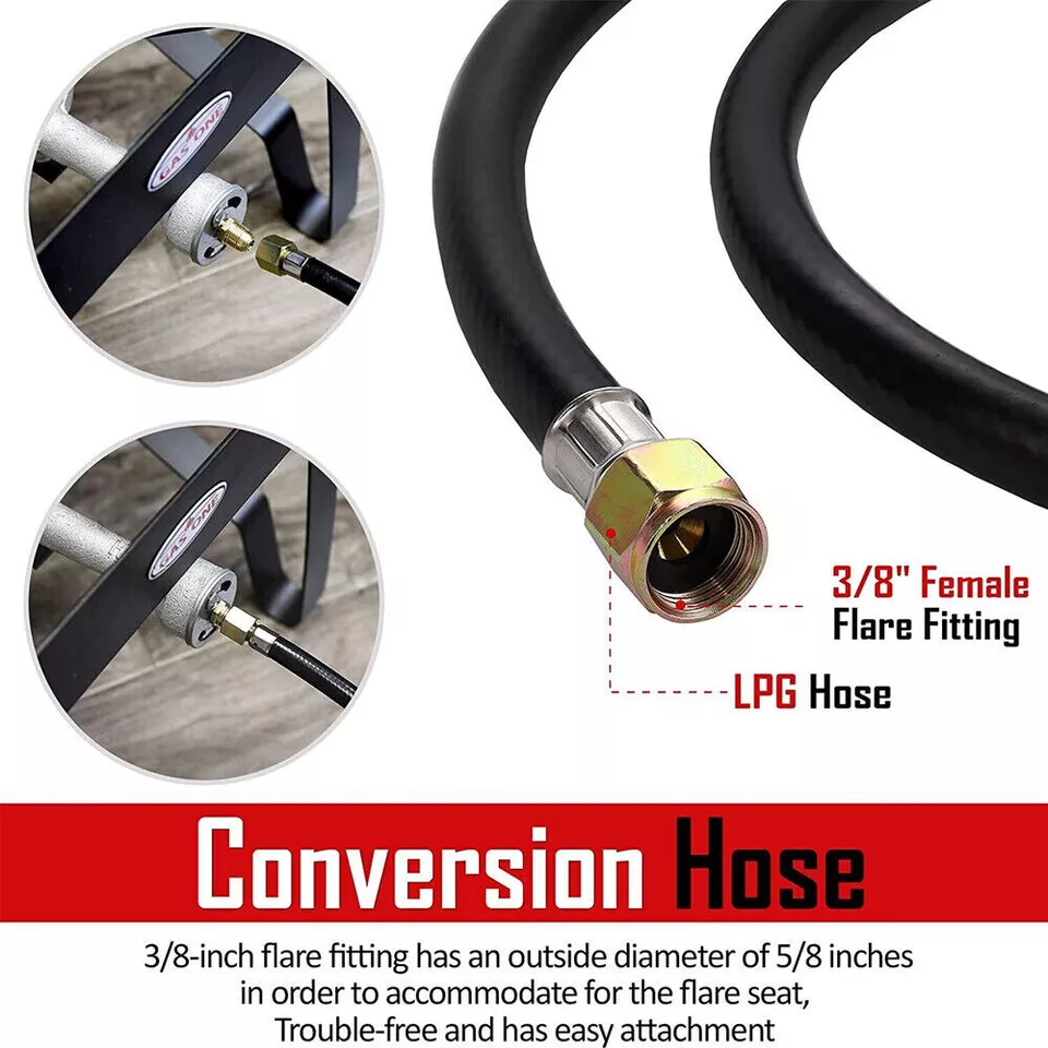 High Pressure Propane Regulator Hose Gauge - Image 11