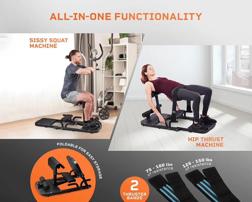 Hip Thrust Machine Squat and Glute Workout Equipment - Image 10