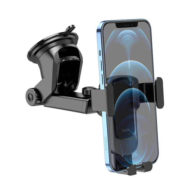Hoco CA104 Car Phone Holder | Adjustable 60–85mm Clamp for 4.5–7 Inch Phones - Image 8